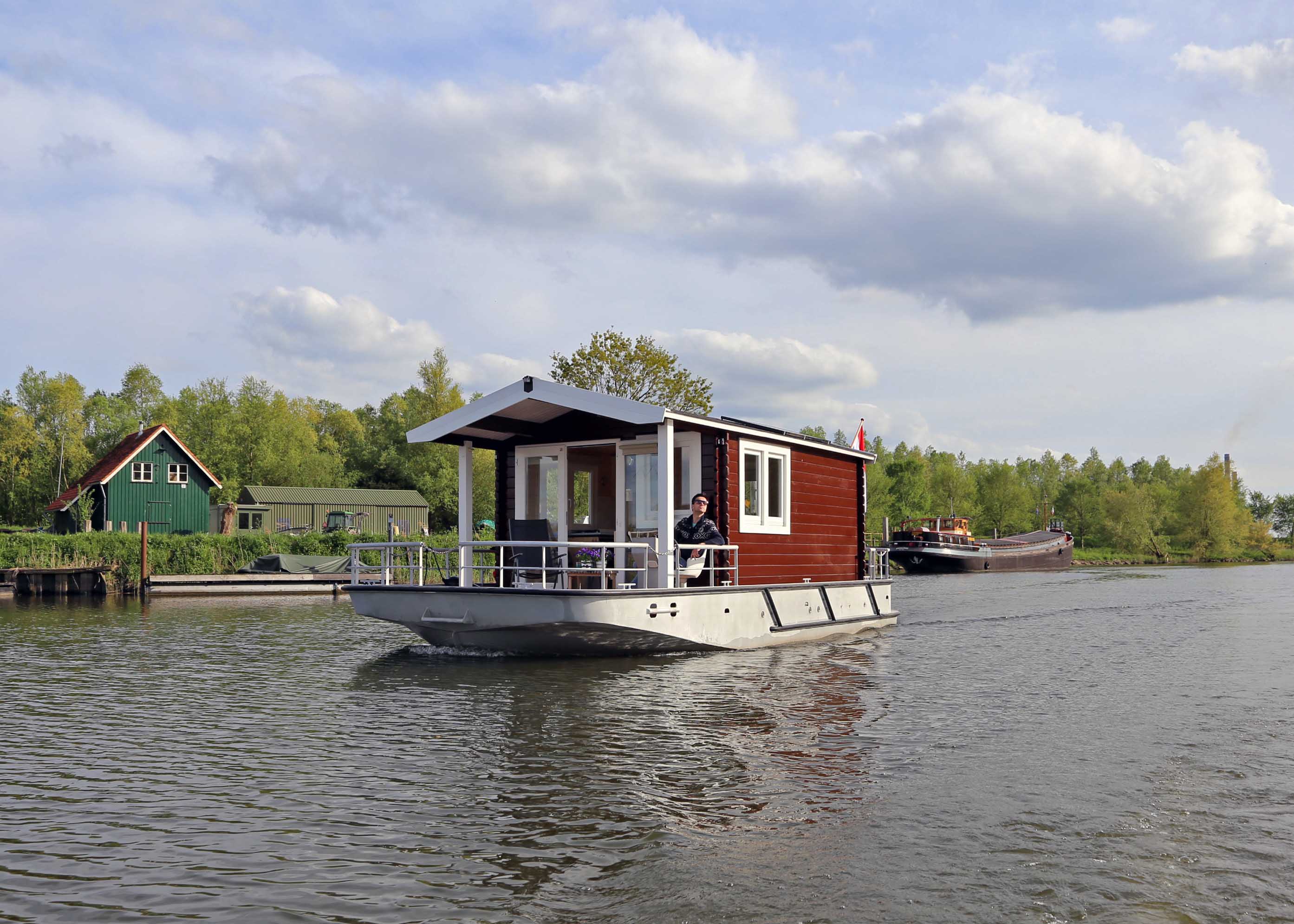 Blokhutboot: Bijzonder overnachten